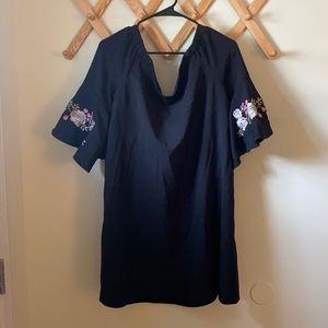 Off the shoulder Jennifer Lopez dress